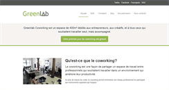 Desktop Screenshot of greenlab-coworking.com