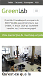 Mobile Screenshot of greenlab-coworking.com